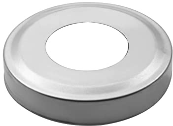 MroMax Rosettenplatte Abdeckung passend für Rohr Durchmesser 3,2 cm Edelstahl Bodenrohr Abdeckung Flansch Platten 32 mm Handlauf Platte Abdeckung für Rohr Leiter Handlauf Pfosten Platte Leiterplatte