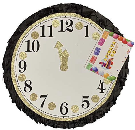 2022 Round Clock 2021 New Year’s Party Pinata Countdown…
