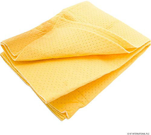 SYNTHETIC REAL LEATHER CHAMOIS OIL TANNED CLOTH CHAMMY CAR DRYING & CLEANING NEW