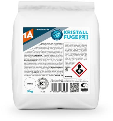 1A Bauchemie Kristallfuge 2.0 weiß 5 kg