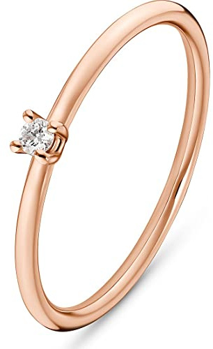 CHRIST Damen-Damenring 1 Diamant