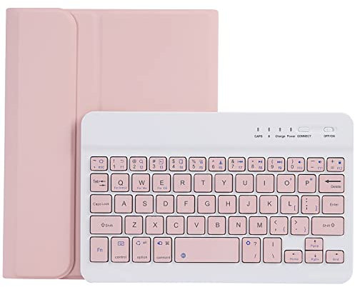 ZOMUN Funda para teclado para iPad Mini 6 2021 (6.ª generación, 8.3 pulgadas), teclado inalámbrico Bluetooth y funda folio de piel sintética con soporte para lápiz Apple