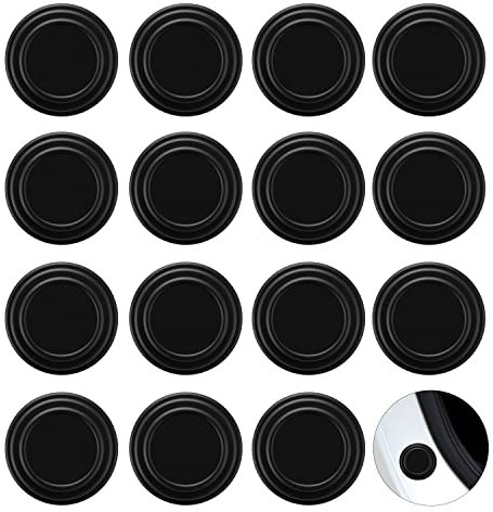 Giantdeer 15PCS Autotür Stoßdämpfer, Autotür Stoßdämpfer Dichtung, Stoßstange, Autotür, Motorhaube, Kofferraum Stoßdämpfer Silikon Dichtung (15 Stück)
