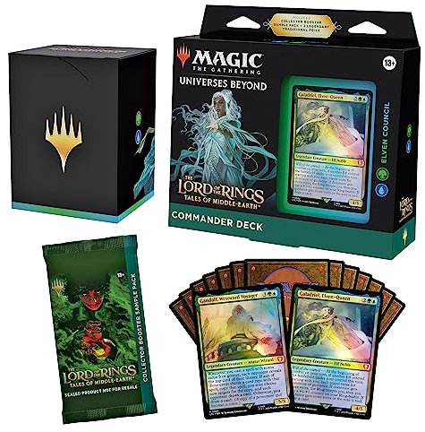 Magic: The Gathering The Lord of the Rings: Tales of Middle-earth Commander Deck 3 + Collector Booster Sample Pack (Englische Version)