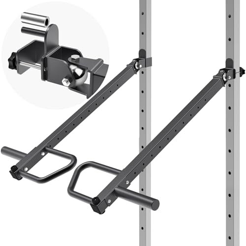 SELEWARE Fitness Kraftstation，600 lb Belastbarkeit Fitnessgeräte für Zuhause，Legierter Stahl Home GymPassend für 2'' x 2'' Power Racks, die mit 2“ Olympic Tablets kompatibel sind