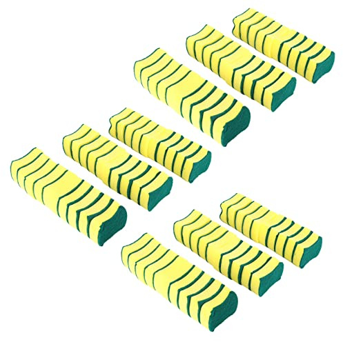 GOSIA 90 PZ Doppio Spugna Spugne Abrasive Piatto di Lavaggio Scrub Spugna Macchie Rimozione di Pulizia Scrubber Brush