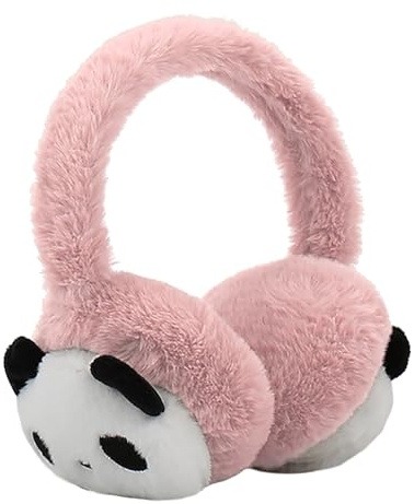 RUIXIA Ohrenschützer Flauschig Süße Fuchs Design Winer Warm Ohrenwärmer Kopfbedeckungen Earmuffs Plüsch Ohrenschützer Kälteschutz Ohrband Warmhalten Accessoire Outdoor für Mädchen Jungen Damen