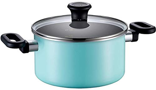 SUNMME Horno Antiadherente De Aluminio De Calibre Pesado Grande Cazuela Grande Olla Tapa De Vidrio