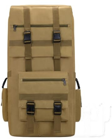 TMTGTS Rucksack 120L Große Kapazität Camping Bergsteigen Camouflage Notfallrucksack Outdoor Military Wanderrucksack Damen Herren Backpacker Rucksack Wasserdichtes Klettern Rucksack Reiserucksack