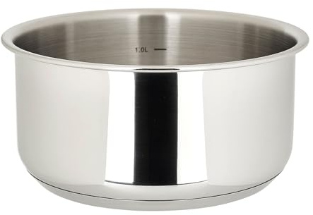 Sitram 715012 - Casseruola in acciaio inox, rimovibile, gamma SITRAMOVIBLE ARPEGE, Ø 16 cm H 8 cm, con marcatura litri, tutti i piani cottura, inclusa l'induzione, venduto senza il manico