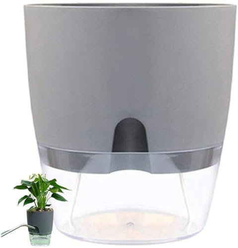 Dianzan Selbstbewässernde Töpfe, Kunststoff-Pflanzen- Und Blumentöpfe Für Afrikanische Veilchen, Selbstbewässernde Pflanzgefäße Für Alle Zimmerpflanzen