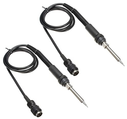 Uikdjgu 2X Soldering Station Iron Handle 24V for 907 ESD 936 937 928 926 IND008