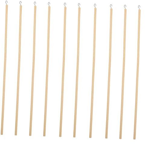 DRESSOOS Dünne Holzstäbe 10 Stück Stangen Aus Massivholz Für Puppensteuerstäbe Mit Komfortgriff-projekten