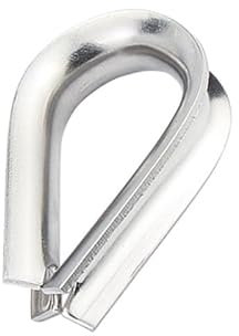 28 Stück 3mm Drahtseilkauschen, Edelstahlseilkausche, wiederverwendbare Stahlseilhalterung, für Wäscheleinen, Fahnenmasten, Decken, Markisen, Seile