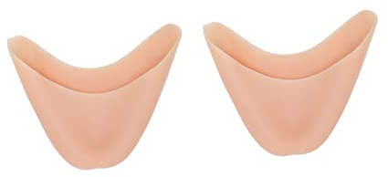 DECORNIJIA Zehenschutzkappen für Ballettschuhe Hautfarbene Atmungsaktive Zehenspitzenabdeckung aus Weichem Material Fußschutz für Balletttänzer Komfortabel und Abriebfest