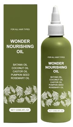 Aceite Batana para el cabello: 100% puro, crudo y natural. Cabello más grueso y fuerte para hombres y mujeres. Cuidado del cuero cabelludo (120ml)