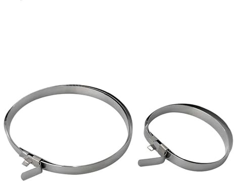 Kit giunti alberi di trasmissione Kit di morsetti a crimpare per giunti omocinetici universali, automatici, fascette corte e larghe, 10 pezzi, 20 Cuffia giunto omocinetico(20pcs)