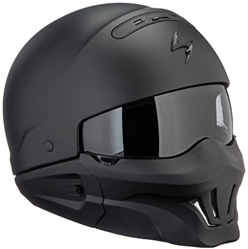 Scorpion Unisex Nc Motorrad Helm, Schwarz, M EU