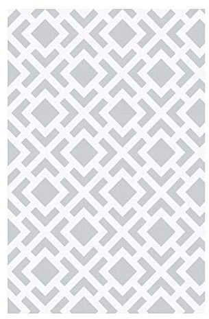 STORESDECO Alfombra vinilica Premium de Alta Gama Lavable Antideslizante Alfombras vinilicas Resistentes para Salon Cocina habitacion baño Pasillo Color Geométrica Gris 60x90 cm