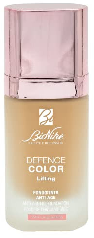Bionike Defence Color Lifting Anti-Aging Foundation LSF 15 für normale und reife Haut, Antioxidations- und Glättungseffekt bis zu 24 Stunden, mildert Falten und schützt vor Hautstress, 30 ml