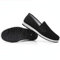 Zapatos Chinos Tradicionales de Kung Fu Zapatos de Tela Antideslizantes Antiguos de Beijing de Tai Chi de Lona Transpirable con Suela de Goma Melaleuca Negro(255mm EU41)