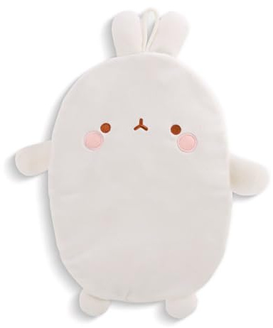 NICI Molang 47753 Wärmflasche mit 350 ml Fassungsvermögen, Weiß