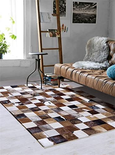 Vip Leather NEU KUHFELL Patchwork Teppich Cod Mart CMB2 1000 (120 x 180 cm)
