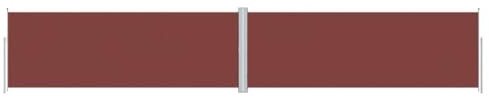 vidaXL SvidaXL Seitenmarkise Ausziehbar Braun 180x1000 cmeitenmarkise Ausziehbar Braun 180x1000 cm