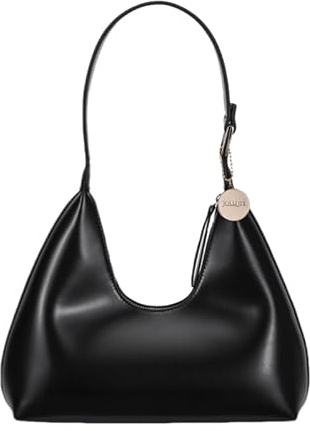 JOLLQUE Umhängetasche für Frauen, kleine Leder Handtasche Geldbörse, einzigartige trendy Reißverschluss Hobo Tasche