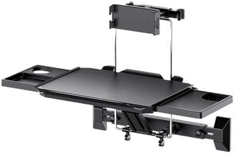 Djowyh Auto Rücksitztisch | Auto Tisch Für Rücksitz Beifahrer | Autositz Tabletttisch - Verstellbarer Laptop Schreibtisch | Fahrzeugsitz Organizer Zum Essen, Essen, Laptop-Tablett Zum Schreiben