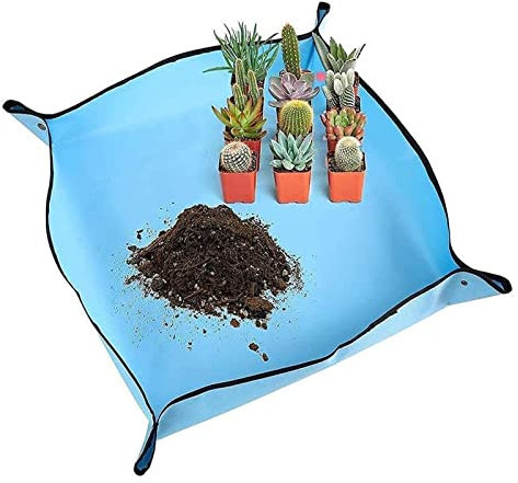 pala de plantas de jardín, herramientas de jardine Estera plegable for trasplantar plantas, estera for trasplantar plantas, estera cuadrada plegable y gruesa for trasplantar plantas, for el cuidado de