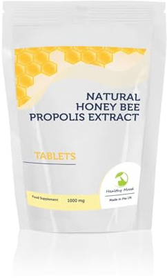 Propolis 60 Tablets – Natural Immune Support & Antioxidant Protection – 500mg, Non-GMO, Bee Propolis Extract