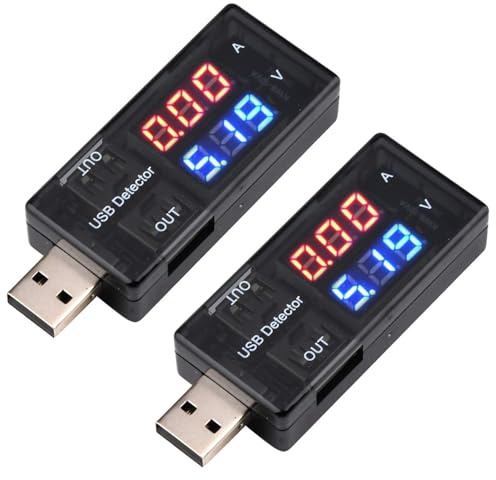 Fastsaw USB Tester Voltage Current Voltmeter Amp Volt Ammeter USB C Power Battery Checker Detector