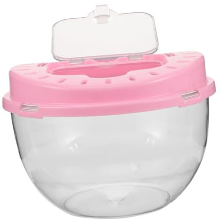 Parliky Transportkäfig Für Kleine Haustiere Hamsterträger Aus Robustem Kunststoff Hamster-reisebox Mit Griffdesign Für Hamster Mäuse Frettchen Kompakt Und Leicht Für Outdoor-Transport