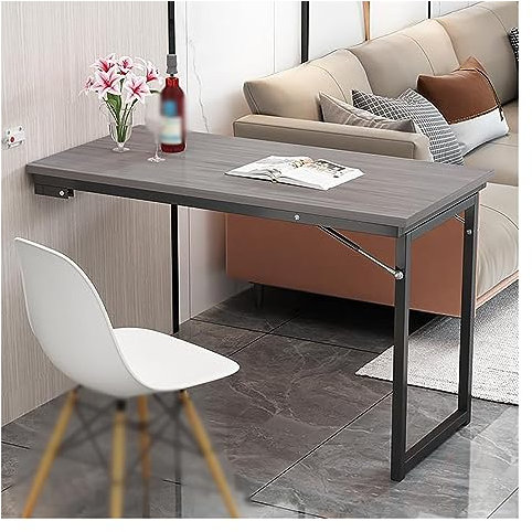 YHKJLYH Wandklapptisch,Computertisch,Wandklapptisch,Wandklapptisch,Balkon,Wetterfest,Wandklapptisch,Platzsparender Wandklapptisch für Küche,