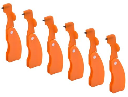 PAMINGONO 6stücke Teiliges Tragbarer Obstschäler Multifunktionaler -orangenschäler Kunststoff Schnellen Und Einfachen Schälen Von Orangen Und Granatäpfeln Küche