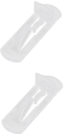 HOMSFOU 2 Sätze Kunststoff-laminatklemme Schwere Regalhalterungen Organisatoren Von Schrank Kunststoffclips Kunstoffclips Regalpflock Regalstifte Plastik Transparent 30 Stück * 2