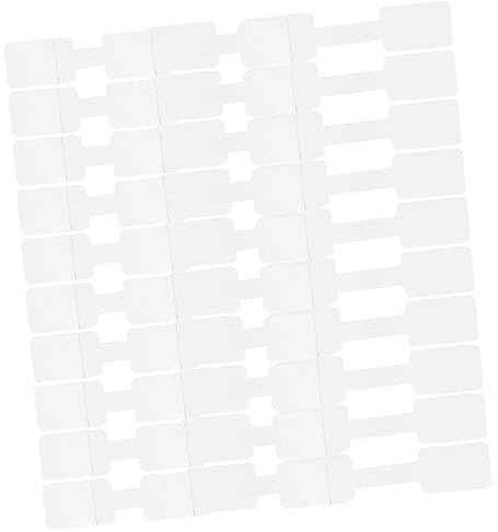 MOLUCKFU 100pezzi Etichette Per Elettrici Adesive Scrivibili Organizer Per Autoadesive Per Computer e Scuola Etichette Identificative Per