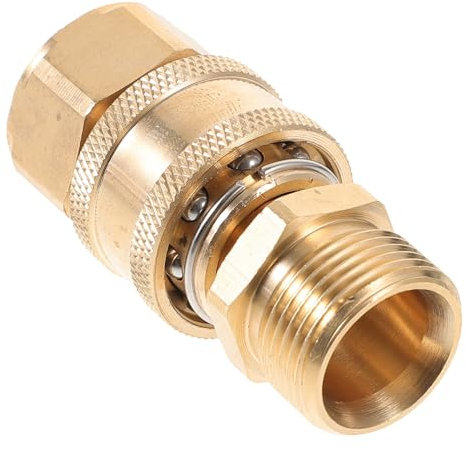 Zerodeko 1Pair Quick Release Hose Connector Hose Fitting Adapter for Garden Hoses and Pressure Washers Connection for Efficient Water Flow