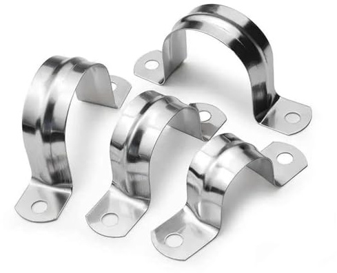 Morsetto per cinghia tubolare a U M5-M200, due fori, clip da equitazione in acciaio inossidabile 304 per il fissaggio di tubi o cavi, staffa per gola, fibbia per sella, M100, 1 pz.