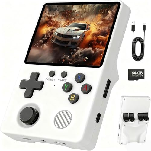 Handheld Retro Game Console with 21000+ Games, Rechargeable Video Game Console, Support 30+ Emulators, Linux System, Portable Pocket Arcade
