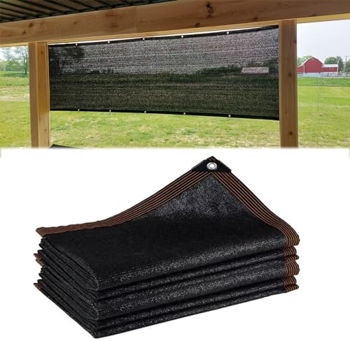90 % skuggnät med öljetter – UV-skydd för växter, pergola, staket, balkong, trädgård, utomhus, utrymme, tak och kycklinghus (storlek: 3 x 10 m)