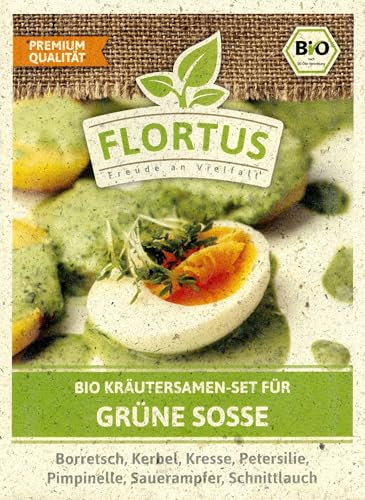 FLORTUS 2000-0430 Kräutersamen für Grüne Soße (BIO Samen-Sets)