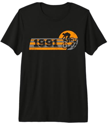 MTB Bike Ciclista Mountainbike Nacido en 1991 Cumpleaños Camiseta Premium