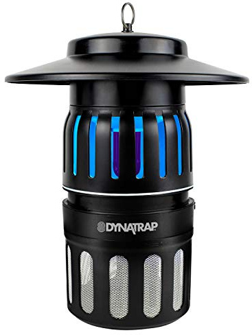 DynaTrap DT1050SR 1/2 Acre Mosquito & Flying Insect Trap – Kills Mosquitoes, Flies, Wasps, Gnats & Other Flying Insects - Alternativa de Bug Zapper - Negro