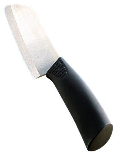Rosenstein & Söhne Knives: Keramik-Santokumesser mit 12-cm-Klinge (Keramikmesser, Messer, Schäler)