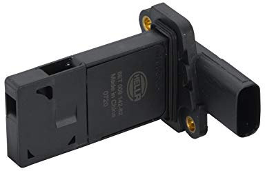 HELLA 8ET 009 142-821 Debimetro - 4a... poli - avvitato - senza collettore aspirazione