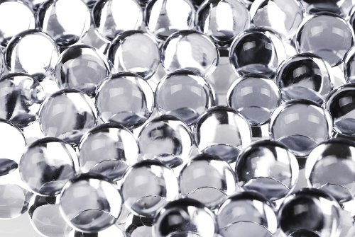 GIGANT Aqualinos, Gelkugeln ca 20mm. 1 kg / 1000 Gramm für 100 Liter Deko in transparent Natur