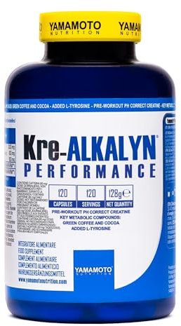 Kre-ALKALYN® PERFORMANCE integratore a base di Kre-Alkalyn ed estratti d'erbe 120 capsule