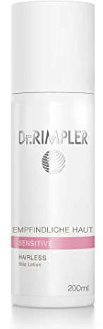 Dr. Rimpler Creme gegen Haarwuchs  Sensitive Hairless Stop I hemmt den Haarwuchs im Gesicht I auch nach Depilationen, gegen Damenbart, 200ml